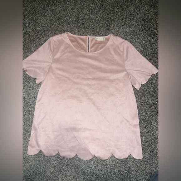 ALTAR'D STATE Faux Suede Top in Pink Size Small - Picture 4 of 15